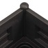 Arriate elevado de jardín PP gris antracita 100x43x35