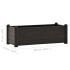 Arriate elevado de jardín PP gris antracita 100x43x35