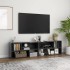 Mueble de TV madera contrachapada gris 149x30x52
