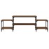 Mueble para TV madera contrachapada roble marrón 157x35x52