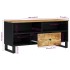 Mueble de TV madera mango y madera contrachapada 100x33x46