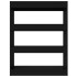 Estantería/divisor madera contrachapada negro 80x30x103