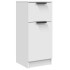 Aparadores 2 uds madera contrachapada blanco 30x30x70