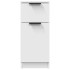 Aparadores 2 uds madera contrachapada blanco 30x30x70