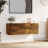 Armario pared madera contrachapada roble ahumado 100x36,5x35