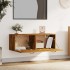Armario pared madera contrachapada roble ahumado 100x36,5x35