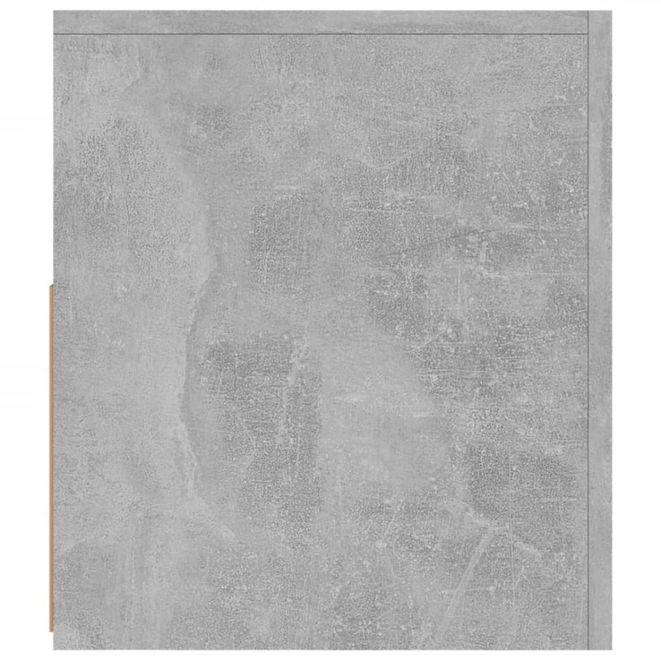 Mueble de TV con luces LED gris hormigón 120x35x40