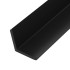 Molduras angulares 5 uds WPC negro 170