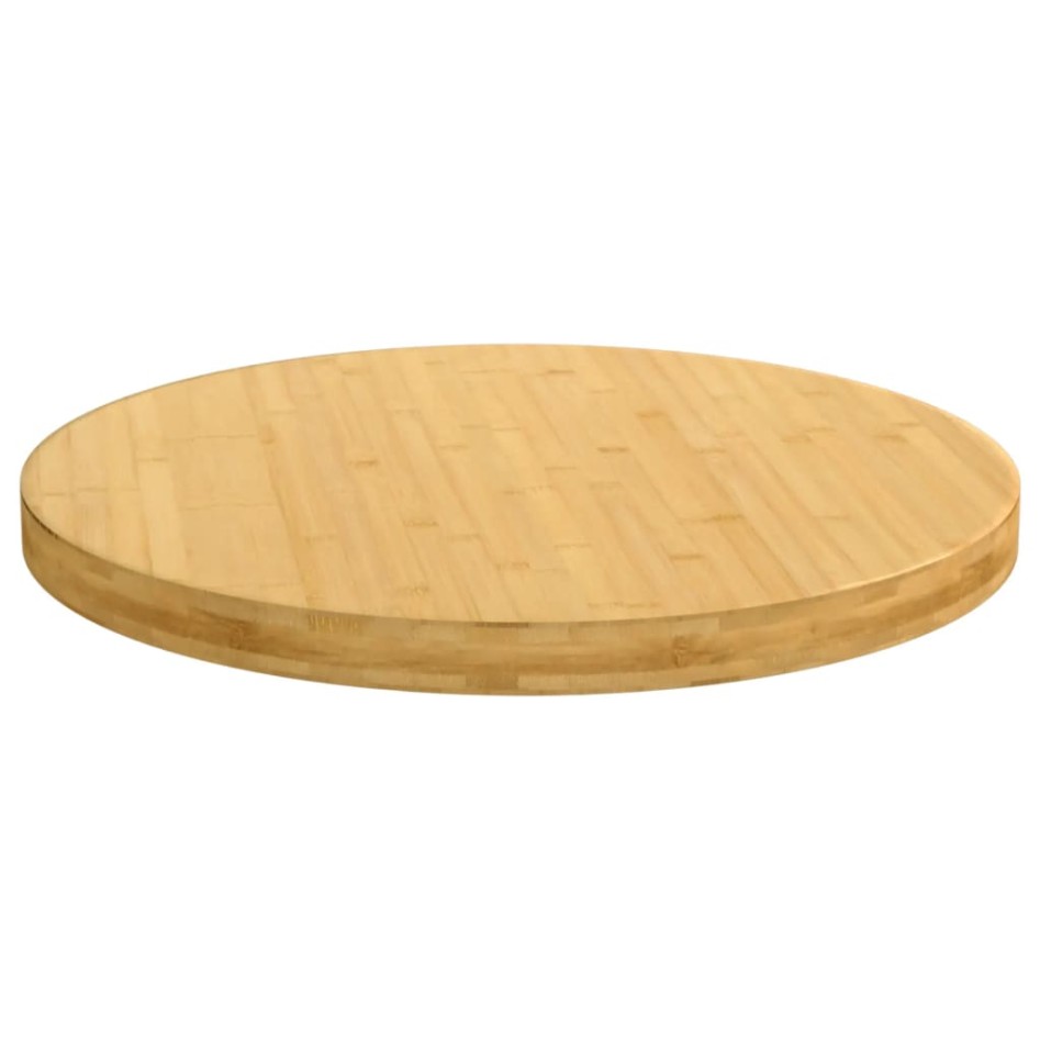 Tablero de mesa de bambú Ø70x4