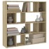 Estantería/divisor de espacios roble Sonoma 105x24x102