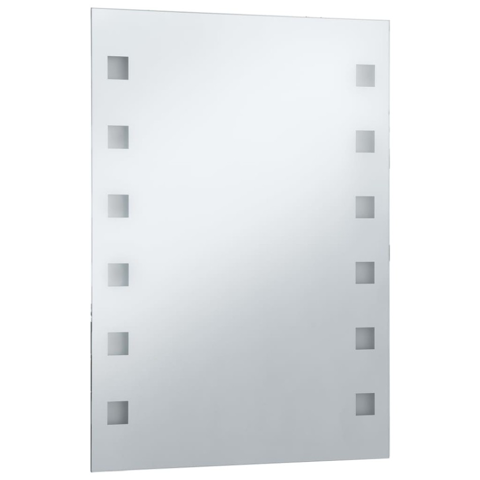 Espejo de pared de baño con LED 60x80