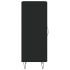 Aparador de madera contrachapada negro 34,5x34x90