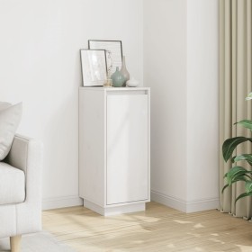 Aparador de madera maciza de pino blanco 31,5x34x75