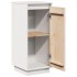 Aparador de madera maciza de pino blanco 31,5x34x75