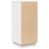 Aparador de madera maciza de pino blanco 31,5x34x75
