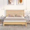 Mesitas de noche 2 uds madera contrachapada gris 44x35x45 cm