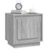 Mesitas de noche 2 uds madera contrachapada gris 44x35x45