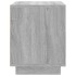 Mesitas de noche 2 uds madera contrachapada gris 44x35x45