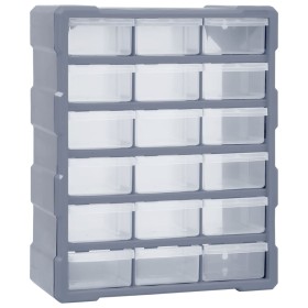 Organizador multicajones con 18 cajones intermedios 38x16x47