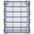 Organizador multicajones con 18 cajones intermedios 38x16x47