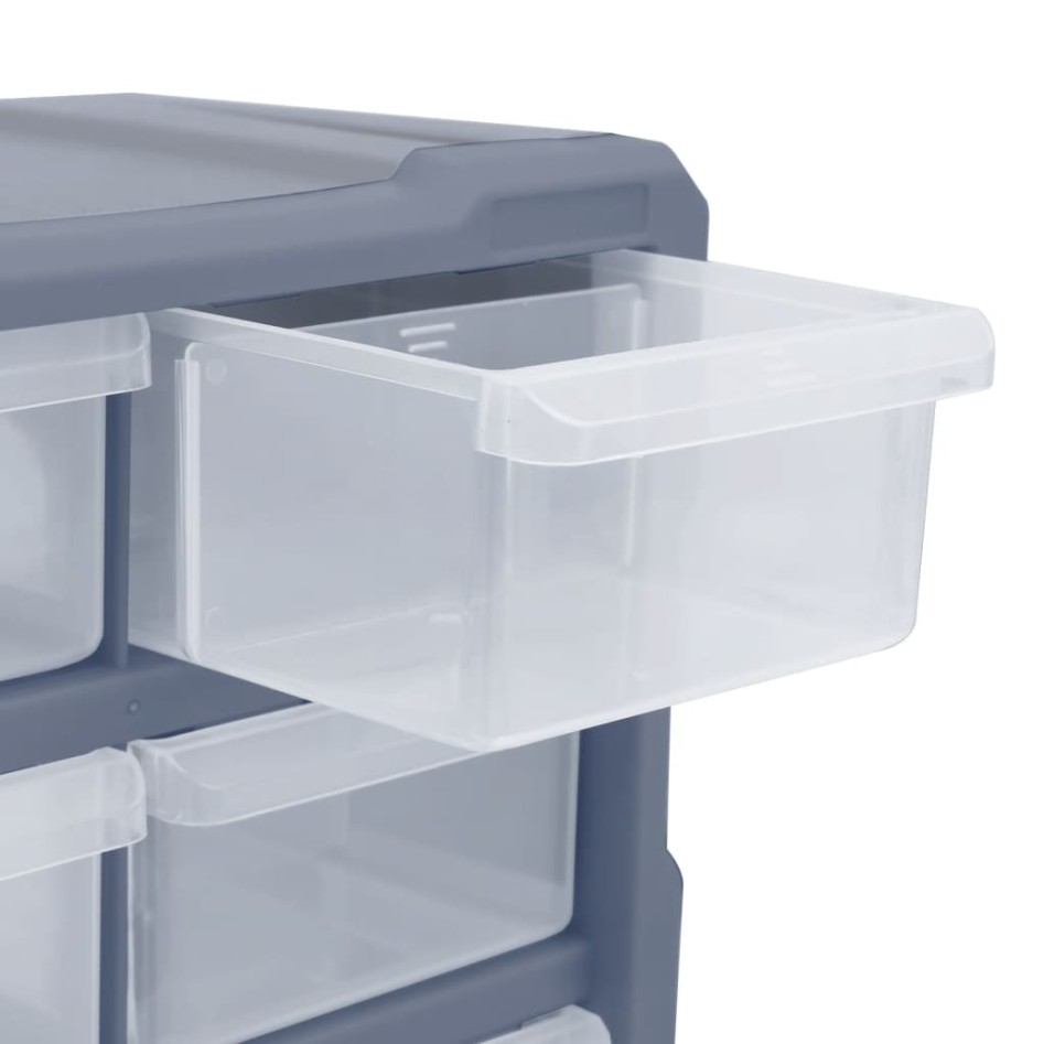 Organizador multicajones con 18 cajones intermedios 38x16x47