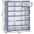 Organizador multicajones con 18 cajones intermedios 38x16x47