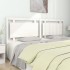 Cabecero de cama madera maciza de pino blanco 205,5x4x100