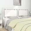 Cabecero de cama madera maciza de pino blanco 205,5x4x100 cm