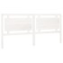 Cabecero de cama madera maciza de pino blanco 205,5x4x100