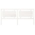 Cabecero de cama madera maciza de pino blanco 205,5x4x100