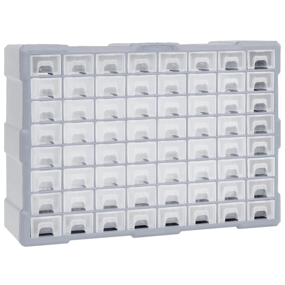 Organizador multicajones con 64 cajones 52x16x37,5
