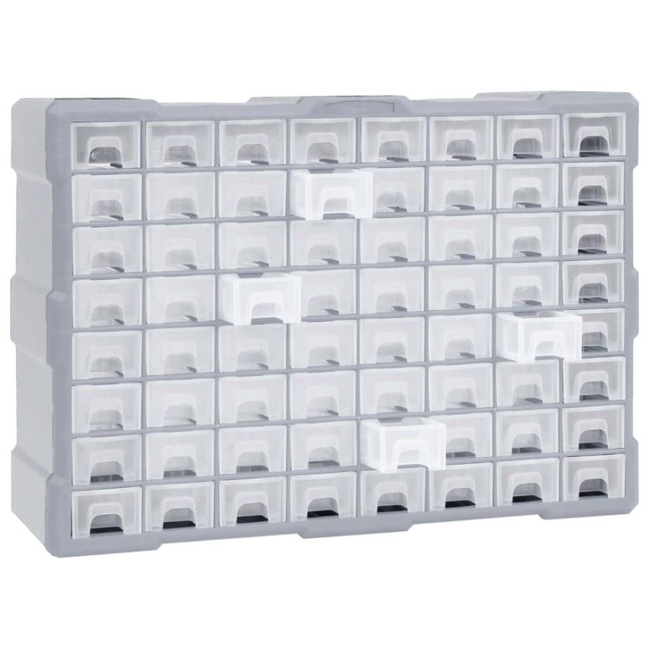 Organizador multicajones con 64 cajones 52x16x37,5