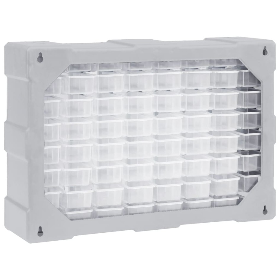 Organizador multicajones con 64 cajones 52x16x37,5