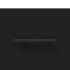 Mueble para TV madera contrachapada negro 80x36x50
