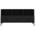 Mueble de TV madera de ingeniería negro 102x36x50