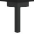 Mueble de TV madera de ingeniería negro 102x36x50
