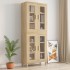 Armario colgante de pared roble Sonoma 69,5x34x90