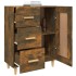 Aparador madera contrachapada color roble ahumado 69,5x34x90