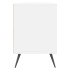 Mueble de TV madera contrachapada blanco 150x30x44,5