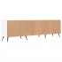 Mueble de TV madera contrachapada blanco 150x30x44,5