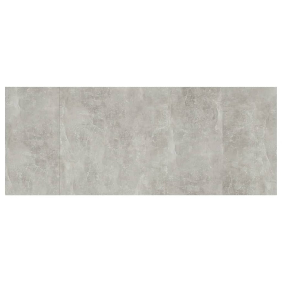 Cabecero de cama madera contrachapada gris 200x1,5x80