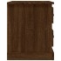 Mesitas de noche 2 uds madera roble marrón 39x39x47,5