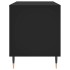 Mueble para discos madera contrachapada negro 100x38x48