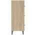 Aparador de madera de ingeniería roble Sonoma 69,5x34x90