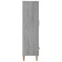 Aparador alto de madera contrachapada gris Sonoma 70x31x115