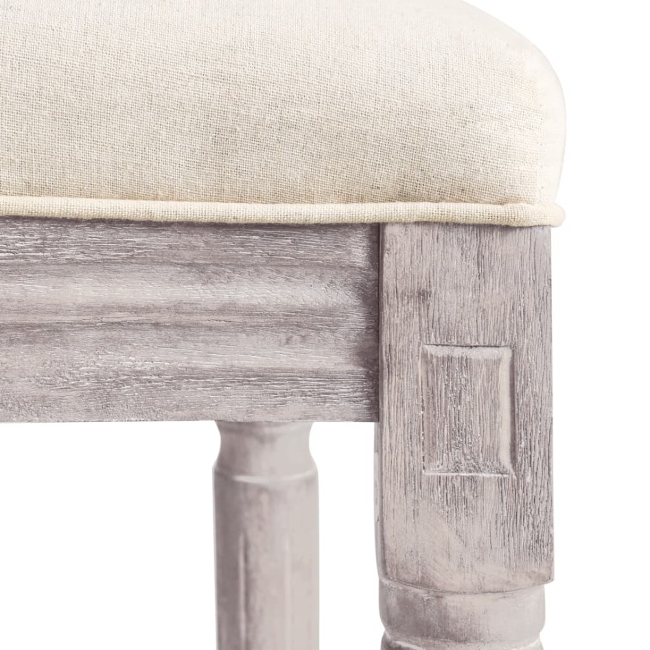 Tabuerete de cocina 2 unidades lino