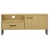 Mueble de TV con patas de metal OSLO madera maciza pino