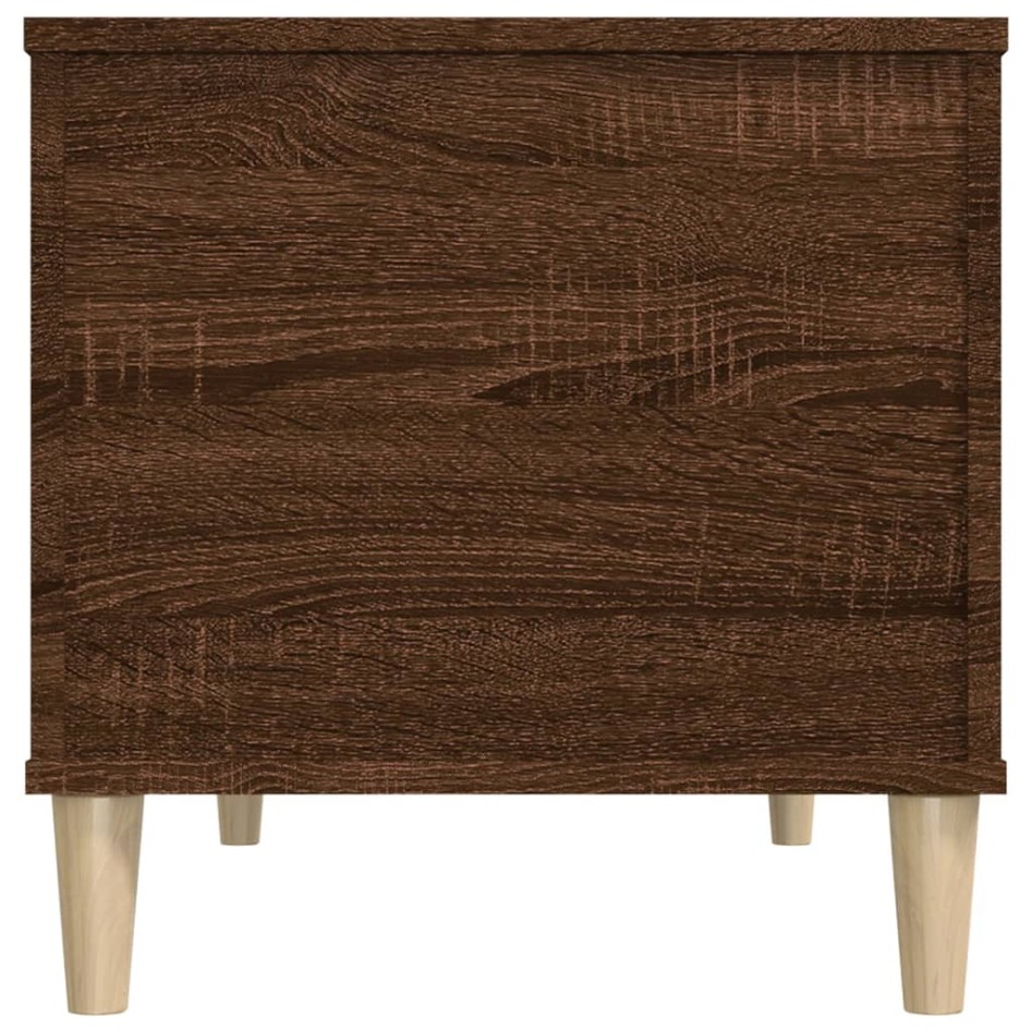 Mesa de centro madera contrachapada roble marrón 90x44,5x45