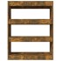 Estantería madera contrachapada roble ahumado 80x30x103
