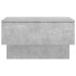 Mesitas de noche de pared 2 uds color gris